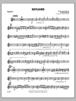 page one of Skyliner - Trumpet 1 (Jazz Ensemble)