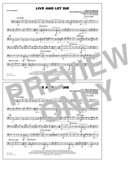 page one of Live and Let Die - 2nd Trombone (Marching Band)