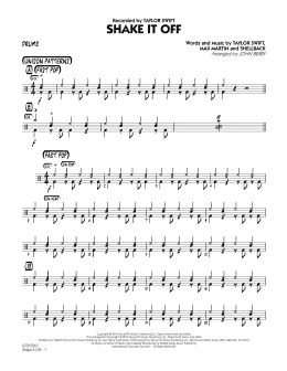 page one of Shake It Off - Drums (Jazz Ensemble)
