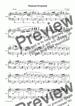 page one of Movement Perpetual