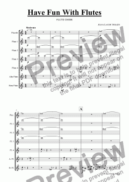 page one of Have Fun With Flutes
