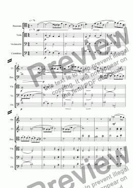 page one of Symphony in One Movement