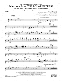 page one of The Polar Express - Violin 1 (Orchestra)