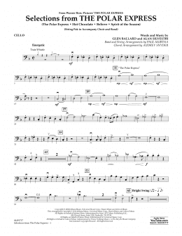 page one of The Polar Express - Cello (Orchestra)
