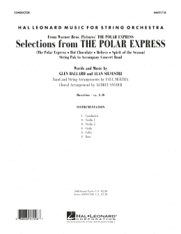 page one of The Polar Express - Conductor Score (Full Score) (Orchestra)