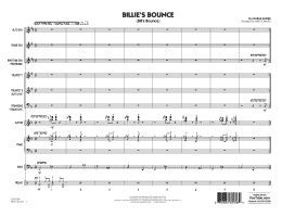 page one of Billie's Bounce - Full Score (Jazz Ensemble)