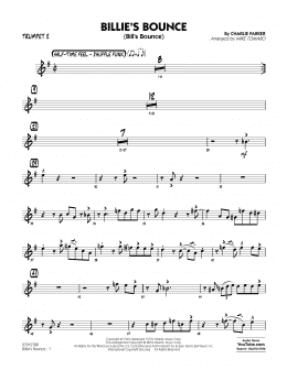 page one of Billie's Bounce - Trumpet 2 (Jazz Ensemble)
