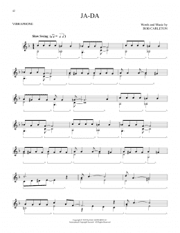 page one of Ja-Da (Vibraphone Solo)