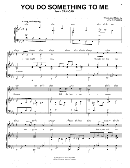 page one of You Do Something To Me [Jazz version] (from Can-Can) (arr. Brent Edstrom) (Piano & Vocal)