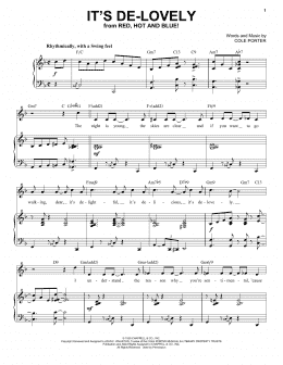 page one of It's De-Lovely [Jazz version] (from Red, Hot And Blue!) (arr. Brent Edstrom) (Piano & Vocal)