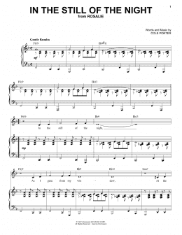 page one of In The Still Of The Night [Jazz version] (from Rosalie) (arr. Brent Edstrom) (Piano & Vocal)