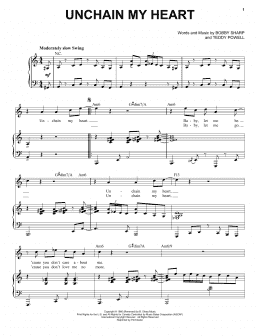 page one of Unchain My Heart [Jazz version] (arr. Brent Edstrom) (Piano & Vocal)