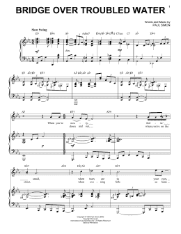 page one of Bridge Over Troubled Water [Jazz version] (arr. Brent Edstrom) (Piano & Vocal)