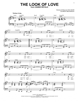 page one of The Look Of Love [Jazz version] (arr. Brent Edstrom) (Piano & Vocal)