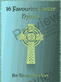 page one of 16 Favourite Easter Hymns for Trumpet Duet