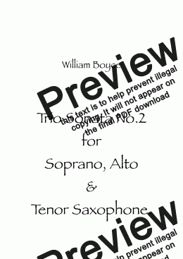 page one of Trio Sonata No.2