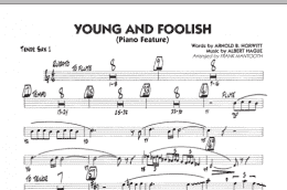 page one of Young And Foolish - Tenor Sax 1 (Jazz Ensemble)