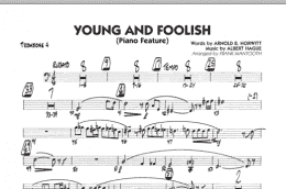 page one of Young And Foolish - Trombone 4 (Jazz Ensemble)