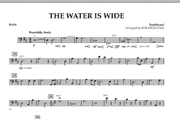 page one of The Water Is Wide - Bass (Orchestra)