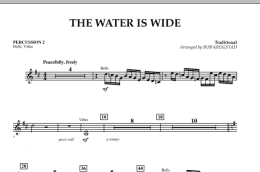 page one of The Water Is Wide - Percussion 2 (Orchestra)
