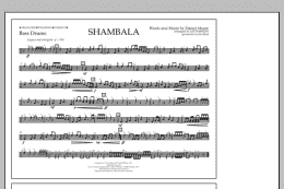page one of Shambala - Bass Drums (Marching Band)