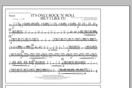 page one of It's Only Rock 'n' Roll (But I Like It) - Snare (Marching Band)