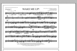 page one of Wake Me Up! - Clarinet 1 (Marching Band)
