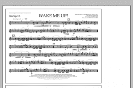 page one of Wake Me Up! - Trumpet 1 (Marching Band)