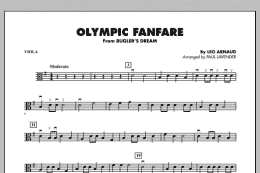 page one of Olympic Fanfare (Bugler's Dream) - Viola (Orchestra)