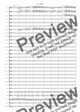 page one of Symphony No 32 22nd movement