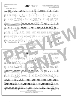 page one of Mic Drop - Snare (Marching Band)