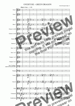 page one of Green Dragon Overture