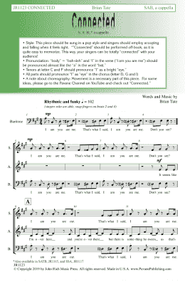 page one of Connected (SAB Choir)