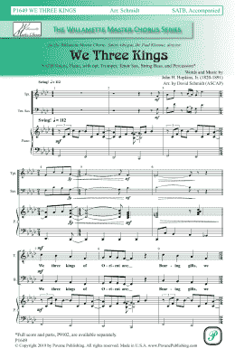 page one of We Three Kings (arr. David Schmidt) (SATB Choir)