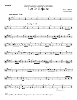 page one of To This Day - Trumpet 2 in Bb (Choir Instrumental Pak)
