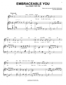 page one of Embraceable You [Jazz version] (arr. Brent Edstrom) (Piano & Vocal)