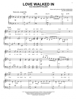 page one of Love Walked In [Jazz version] (arr. Brent Edstrom) (Piano & Vocal)