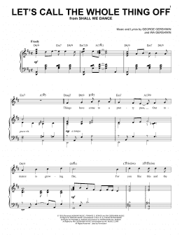 page one of Let's Call The Whole Thing Off [Jazz version] (arr. Brent Edstrom) (Piano & Vocal)