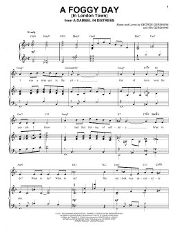 page one of A Foggy Day (In London Town) [Jazz version] (arr. Brent Edstrom) (Piano & Vocal)