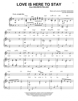 page one of Love Is Here To Stay [Jazz version] (arr. Brent Edstrom) (Piano & Vocal)