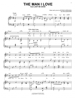 page one of The Man I Love [Jazz version] (arr. Brent Edstrom) (Piano & Vocal)