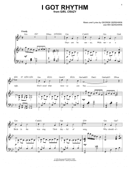 page one of I Got Rhythm [Jazz version] (arr. Brent Edstrom) (Piano & Vocal)