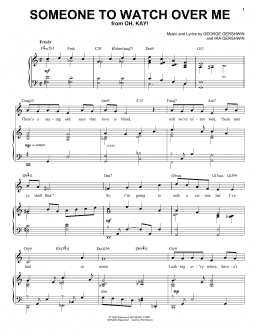 page one of Someone To Watch Over Me [Jazz version] (arr. Brent Edstrom) (Piano & Vocal)