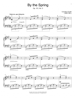 page one of By The Spring, Op. 101, No. 5 (Educational Piano)