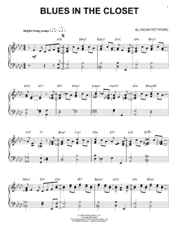 page one of Blues In The Closet (Piano Solo)