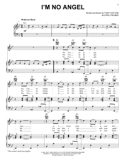 page one of I'm No Angel (Piano, Vocal & Guitar Chords (Right-Hand Melody))