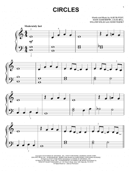 page one of Circles (Big Note Piano)