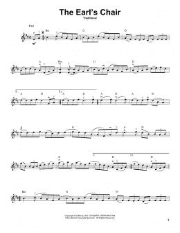 page one of The Earl's Chair (Violin Solo)