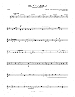 page one of Show Yourself (from Disney's Frozen 2) (Violin Solo)
