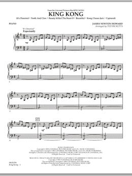 page one of King Kong - Piano (Orchestra)